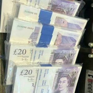 Counterfiet 20 GBP notes