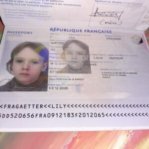 Buy original French biometric passport