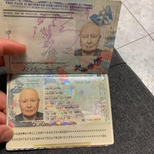 Buy high-qualitative UK biometric passport